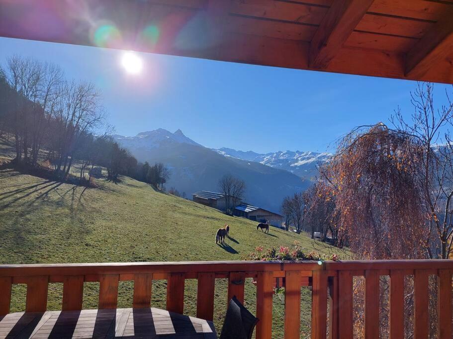 Appart Duplex Chalet Plein Sud Feissons-sur-Salins Екстериор снимка